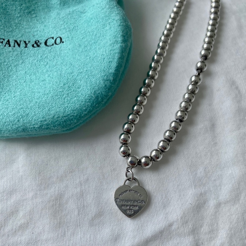 Return to Tiffany Silver Bead Bracelet 💙